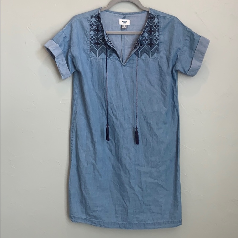 Old Navy shift dress- denim look